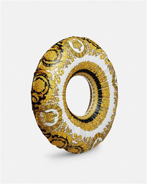 versace floaties|Crete de Fleur Inflatable Float Black,Print .